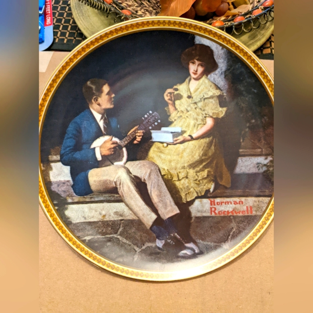 Norman Rockwell collector plate by Knowles